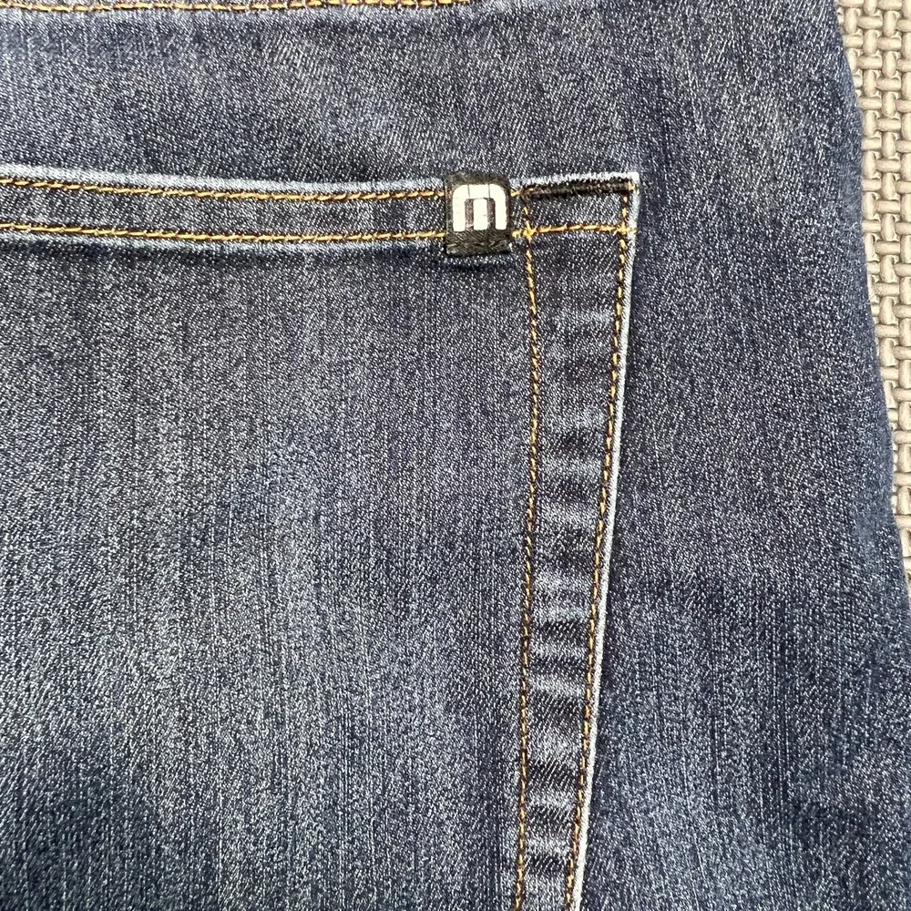 Travis Mathew‎ Legacy Feather Weight Stretch Dark Indigo Jeans Men 32 X 39.5 - Picture 5 of 11